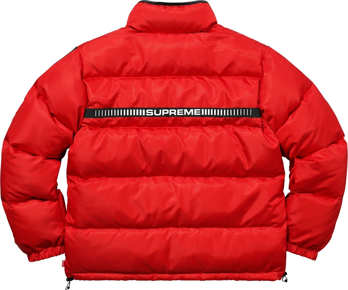 Reflective Sleeve Logo Puffy Jacket view 35